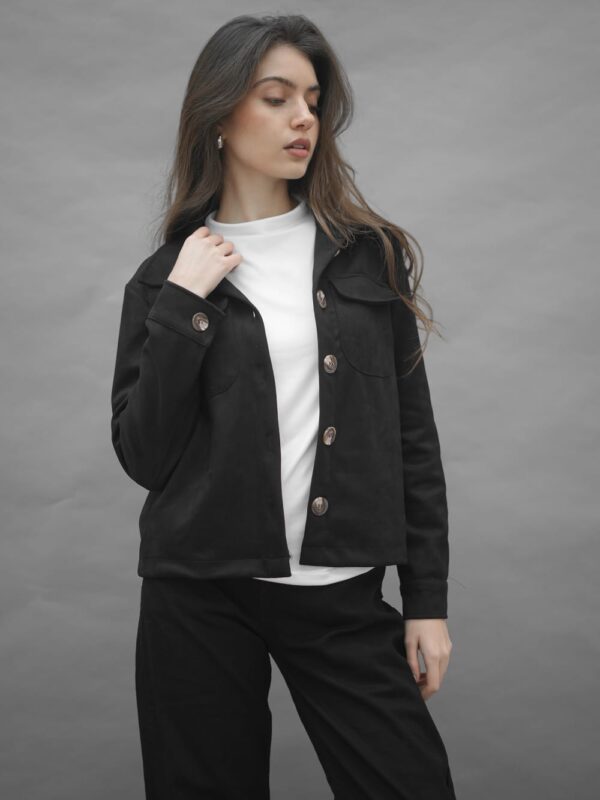 Chaqueta Botones SUED