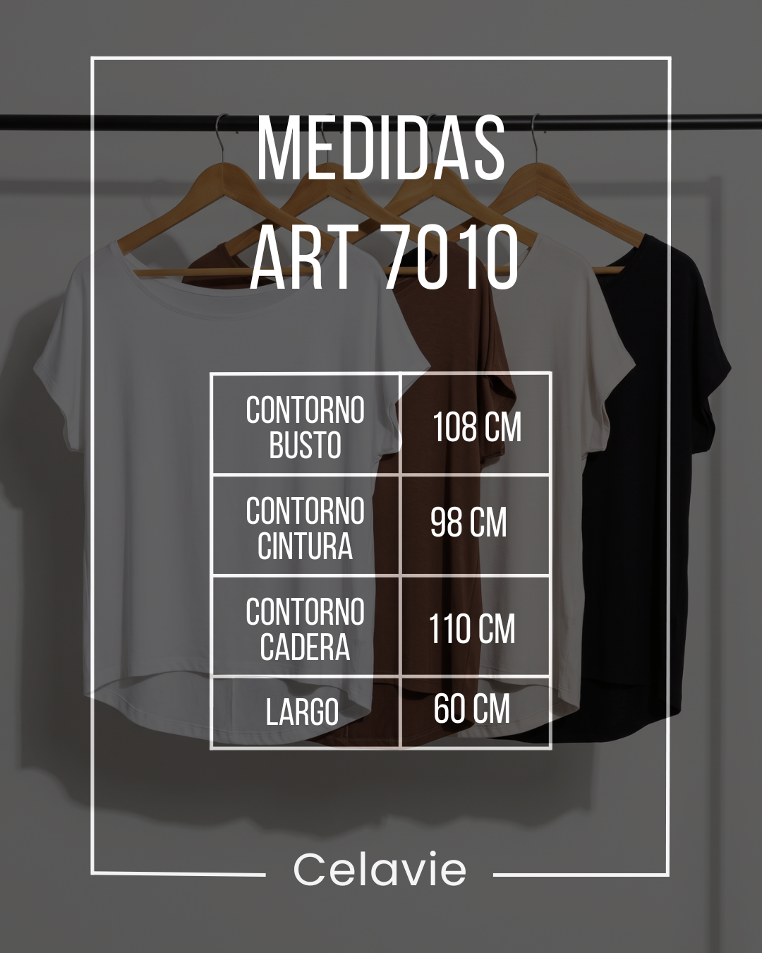 art 7010 Remera BELLA - Ropa Mayorista CELAVIE