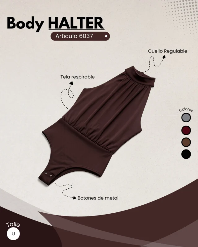 BODY HALTER 🤎
El básico que se adapta a vos.

Hay prendas que resuelven todo el look, y este Body Halter es una de ellas ✨

Su diseño de cuello regulable y tela suave con caída liviana lo convierten en ese infaltable que podés usar de día o de noche. Cómodo, versátil y con un calce que realza sin perder comodidad.

Disponible para venta mayorista. 📦
📲 Consultanos por stock, colores y catálogo completo.

🛍️www.celavie.com.ar
📍Cuenca 544, CABA

#Celavie #ComodidadConEstilo #avellaneda #avellanedamujer #invierno #paratí #ventamayorista