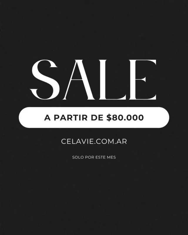 💛 Este mes es el momento perfecto para renovar tu placard.

Encontrá prendas seleccionadas desde $80.000, con la calidad, comodidad y el estilo que hacen de Celavie la marca ideal para acompañarte todos los días.

Pero apurate: es una oportunidad exclusiva de este mes. Elegí tus favoritas antes de que se agoten y disfrutá de un look que va con vos, para cualquier plan.

Disponible para venta mayorista. 📦
📲 Consultanos por stock, colores y catálogo completo.

🛍️www.celavie.com.ar
📍Cuenca 544, CABA

#Celavie #ComodidadConEstilo #avellaneda #avellanedamujer #invierno2026 #ventamayorista