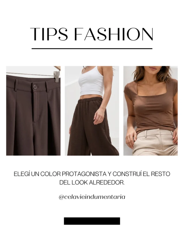 🎨 TIP FASHIONISTA: ELEGÍ UN COLOR PROTAGONISTA

¿Sentís que a veces tu look necesita algo más? 👀

Elegí un color protagonista y dejá que sea el centro del outfit. El resto de las prendas pueden acompañarlo en tonos neutros para lograr un look equilibrado, pero con mucha más personalidad. ✨

🤎 La clave: no necesitás llenar el look de colores. A veces, uno bien elegido hace toda la diferencia, y en Celavie, tenemos mucha variedad para vos y tu emprendimiento.

�🛍️www.celavie.com.ar
📍Cuenca 544, CABA

#Celavie #avellaneda #primavera🌸 #paratí #ventamayorista